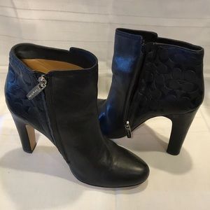 Coach Hanni Soft Goat Ankle Bootie Boots